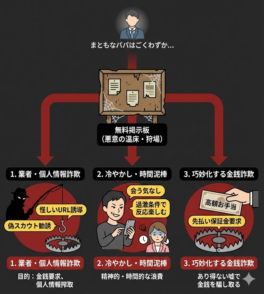業者・冷やかし・詐欺が多い実態