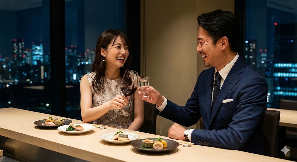 食事やお酒だけのパパ活相場